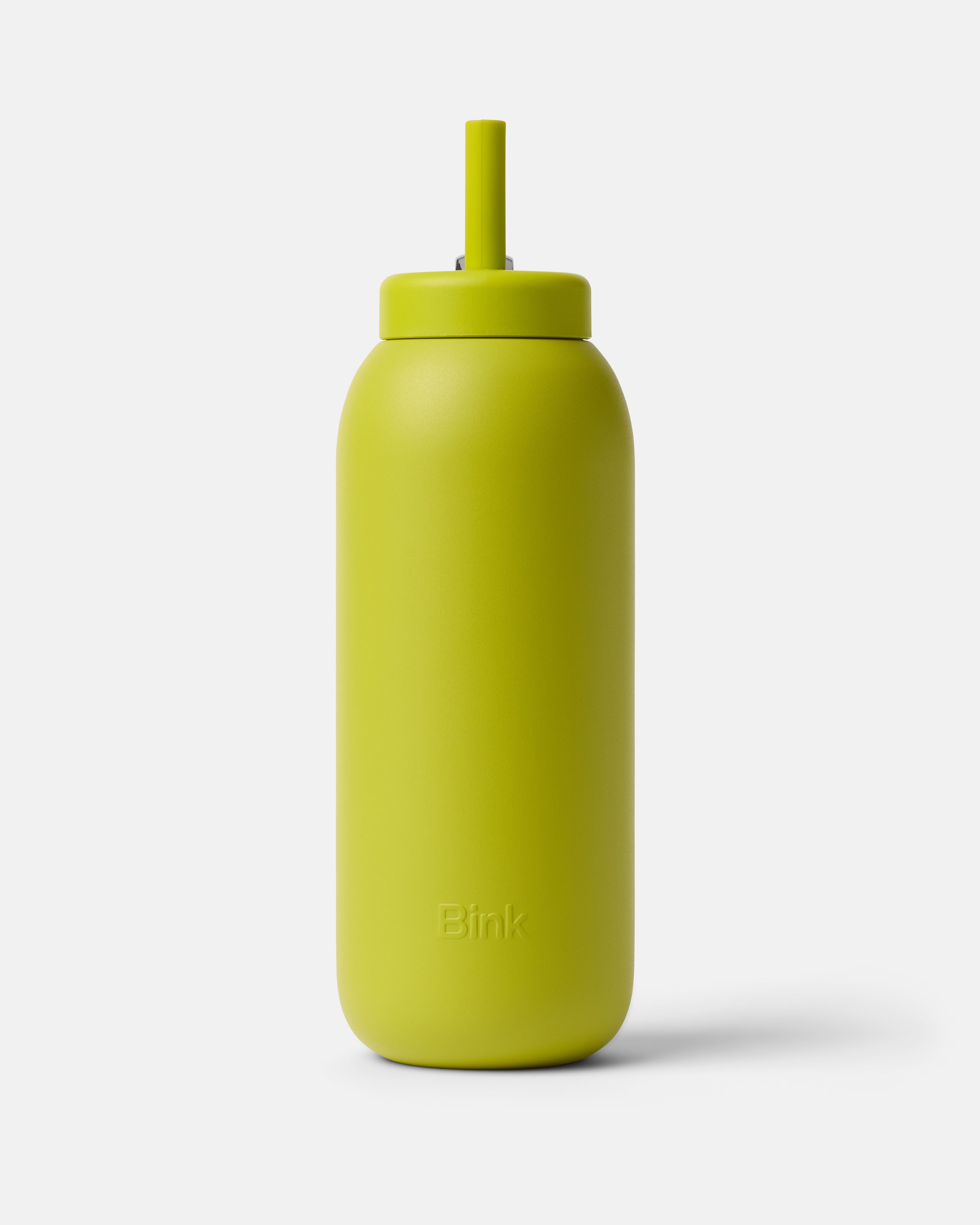 Stainless Straw Cap 32oz Chartreuse