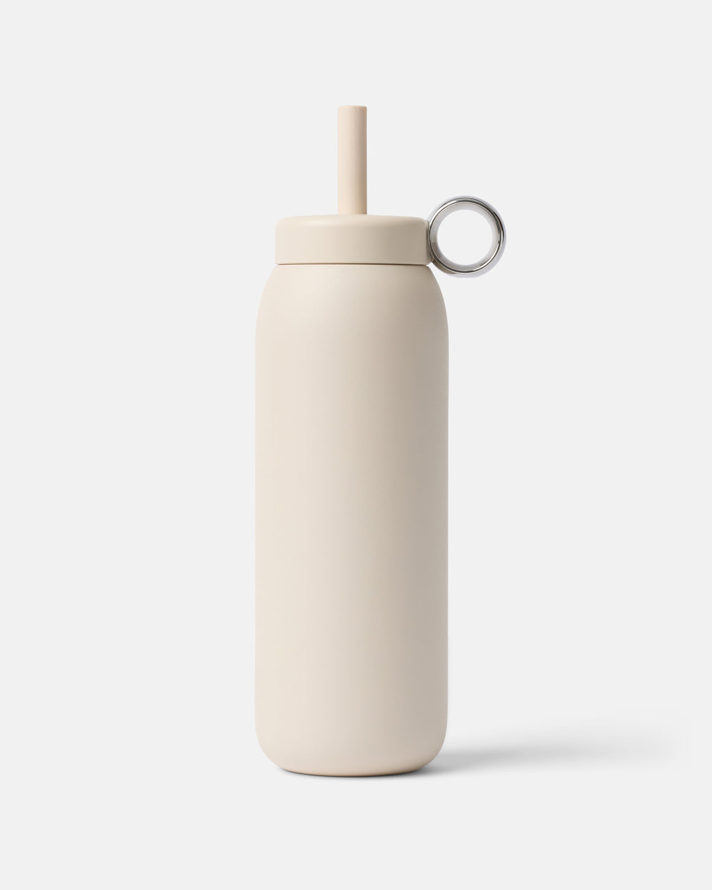 Stainless Straw Cap 24oz Almond