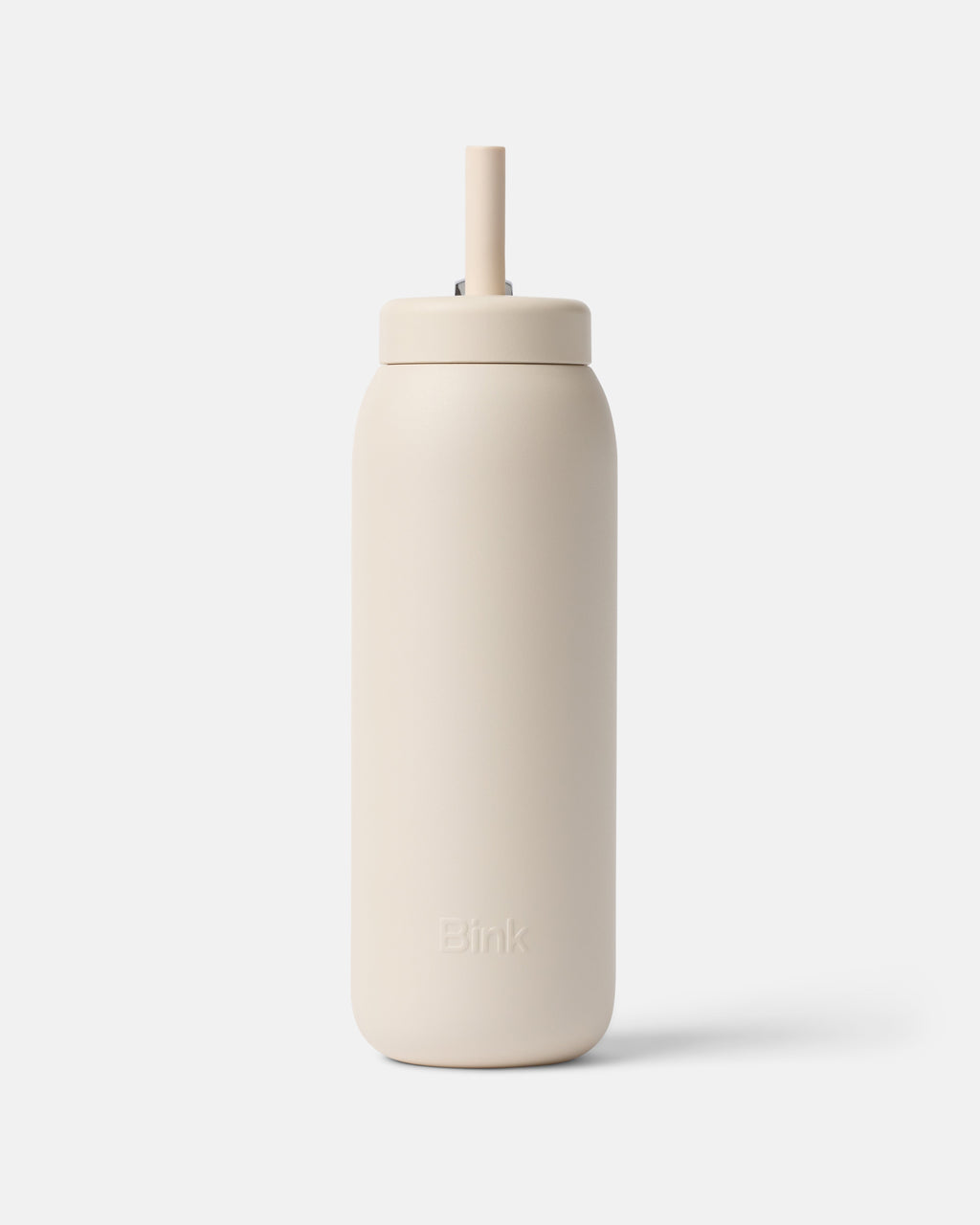 Stainless Straw Cap 24oz Almond